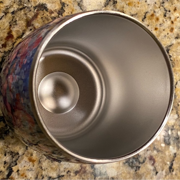 🍷 New Swig stemless wineglass in Artist Speckle. 14 ounce. Discontinued pattern - Picture 5 of 6